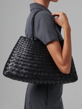 NEW DRAGON DIFFUSION SANTA CROCE BIG BAG - BLACK